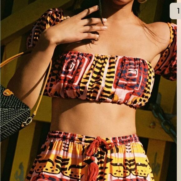 NWT João Incerti for Anthropologie The
Cecy Puff Sleeve Off Shoulder size M - Picture 1 of 8